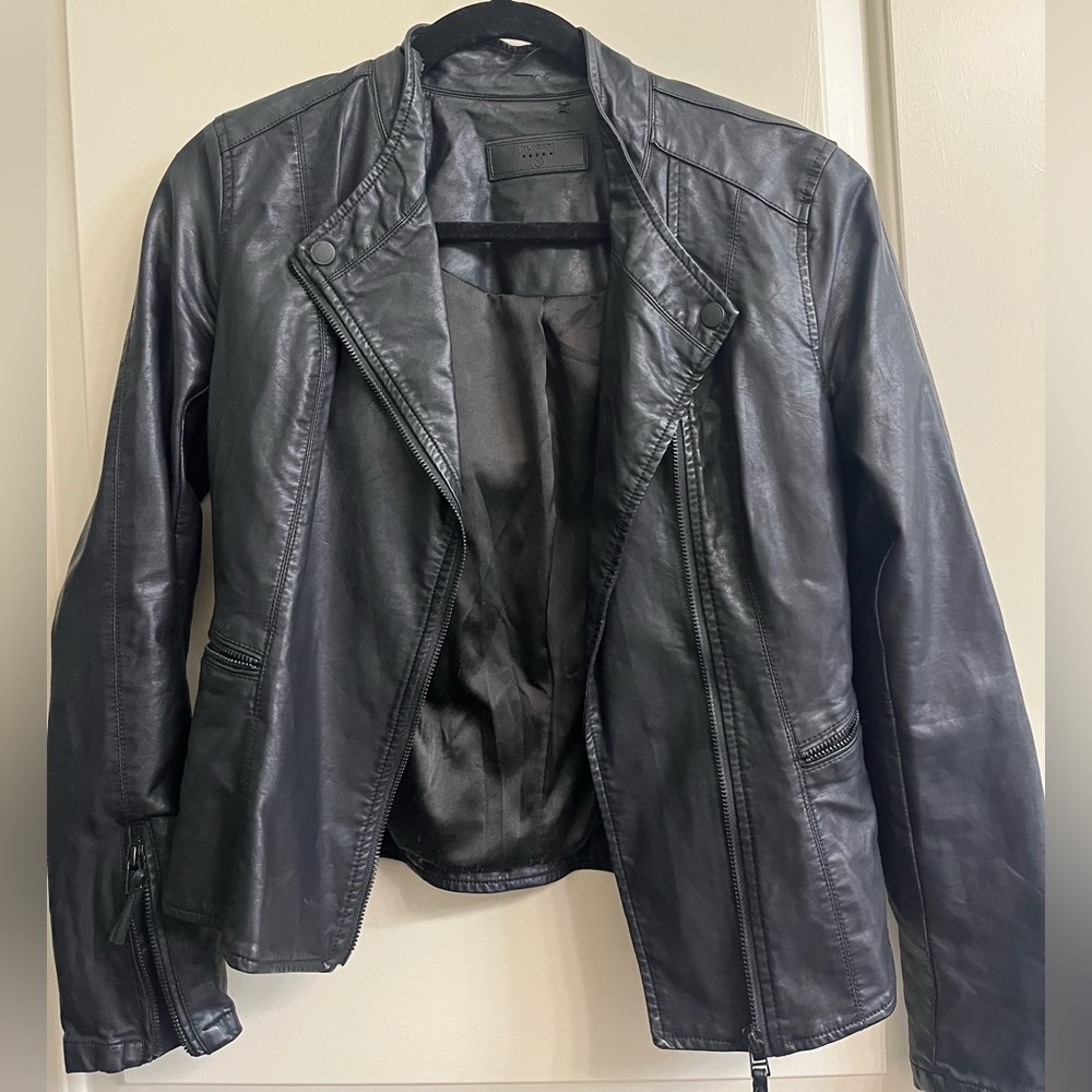BlankNYC Faux Leather Moto Jacket